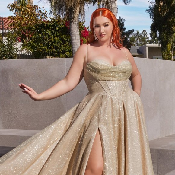 Cinderella Dresses & Skirts - NEW LONG A-LINE DRESS WITH OFF THE SHOULDER NECKLINE AND SPAGHETTI STRAPS CD252C